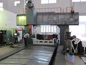 数控龙门镗铣床加工